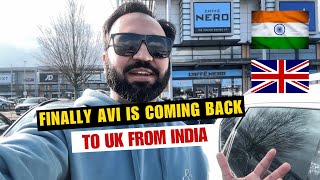 Finally Avi Is Coming Back To UK From INDIA | India To UK Travel Vlog | Indian Youtuber In England