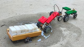 diy tractor stuck in mud mini science project || Technical Avnish