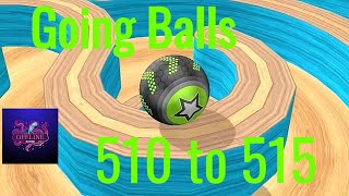 Going balls levels 510 to 515 Gameplay