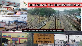 DHANBAD TO BHUBNESHWAR   FULL JOURNEY WITH 02831 Dhanbad Bhubneshwar  Special Express  #vlog  #safar