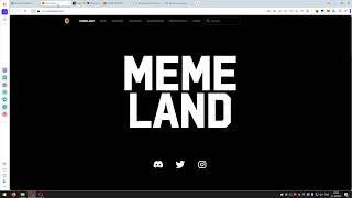 Memeland - новый гем или... Выполняем задания, фармим поинты, ждем листинга. Бесплатно, без вложений