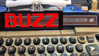 Smith Corona Electric Typewriter Rattle Buzz Noise from Motor Repaired Fixed Eliminated