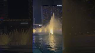 MOST AMAZING FOUNTAIN SHOW! -Bellagio Las Vegas | Bellagio Fountain Show #shorts