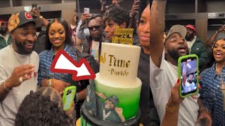 Davido Surprised By Wife Chioma With Birthday Cake After His Concert