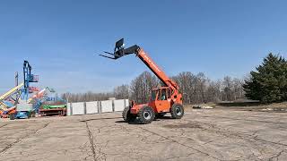 Used Skytrak 6042 Telehandler with new paint at Stack Equipment #telehandler #usedequipment