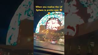 POV: WHEN YOU REALIZE THE LAS VEGAS SPHERE IS PRETTY EPIC! #lasvegas #sphere #hyundain #elantran