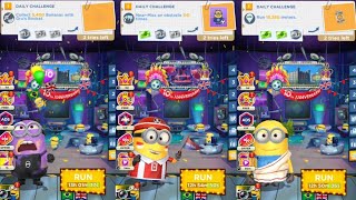 Minion Rush Completed Today's Daily Challenge Missions Run#757 ‎@De_Epic 