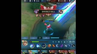 Layla one hit build!! Layla best build 2023 | Layla top 1 global build mlbb #shorts