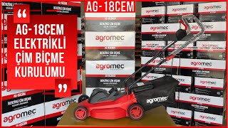 Agromec Elektrikli Çim Biçme Makinesi Kurulumu AG-18CEM