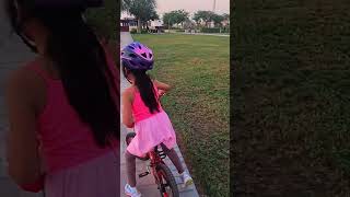 Natasha finally learned Bicycle | Al Angham Park, MBZ