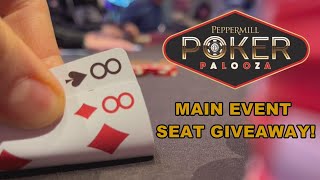 Put to test w/ set of 8s & $880 MAIN EVENT SEAT GIVEWAY! | Poker Vlog 181