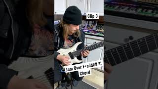 Jam Over F+add#9/C Chord clip 3 | #shorts #guitar #guitarist #guitarsolo #chord