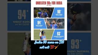 india cricketer 90+ score not out 💯🏏🇮🇳 #indiancricketer #t20cricketworldcup #indianwin #cricket