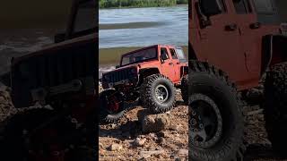 Jeep Wrangler на побережье)) #traxxas #rc #trx #trx4bronco #axial #радиоуправляемыемодели