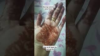 Kesi lgi comment jarur karna #mehandi #henna #simplemehndi #karwachauth