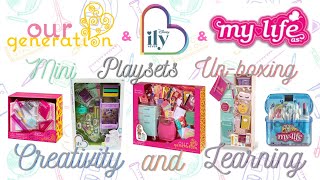 🎒Our Generation, My Life As, & Disney ILY 4ever Playset Unboxings ~School Themed Sets~🚌