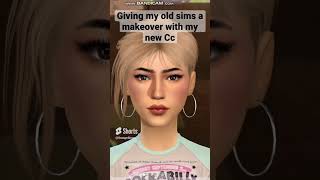 Wish I had the before of her original al look #thesims #thesims4 #sims4 #simsmakeover #shortvideo