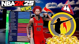 NBA 2K25 NEW REBIRTH INSTANT 99 OVERALL & MORE | NBA 2K25 NEWS