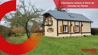 À VENDRE - Charmante maison 3 chambres à 10min de Conches-en-Ouche