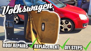 HOW TO REMOVE HEADLINER | VW GOLF GTi MK5 MK6 / TIQUAN