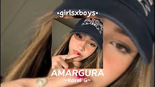 AMARGURA // Karol G // speed up 🤎🌸