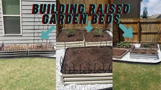 How to build a metal raised garden bed and make it look good