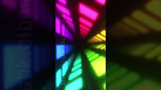 VJ LOOP 31 - FREE #MOBILE background, #wallpaper & screensaver #shorts - Triangular Tunnel & Lights