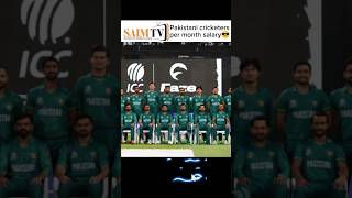 Pakistani cricketers per month salary😱😎.SaimTV #viralshort #informative #amazingfacts #1millionviews