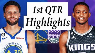 Golden State Warriors vs. Sacramento Kings Full Highlights 1st QTR | Oct 15 | 2023 NBA Preseason