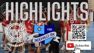 Highlights Hovslätts IK - Skoghalls IBK (Innebandy/Floorball)