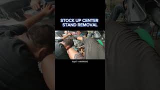 STOCK UP CENTER STAND REMOVAL #youtubeshorts #ytshort #shortvideo #shortsvideo #motovlog #hondabeat