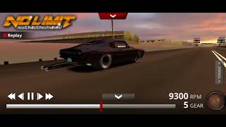 No limit drag racing 2.0 v1.8.6 Larry "Axman" Roach 1968 Plymouth Baracuda @5.663 et