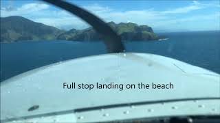 Landing on the beach at Marlborough Sounds, New Zealand 2018 Expedition