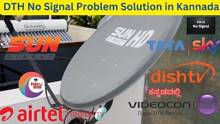 All DTH No Signal Problem Solution in Kannada📡 |DTH Dish Adjustment Antenna