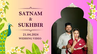 Satnam &  Sukhbir 🍁Wedding LIve 🍁 Brar Z Photography Khara ( 95927-30370)