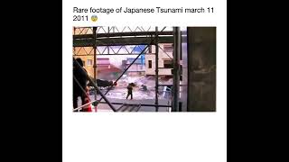 Rare footage from Japan Tsunami