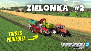 A PAINFUL HARVEST | Farming Simulator 22 Premium Edition Zielonka - Episode 2