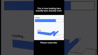 How loading bars actually work😧😧 #foryou #funny