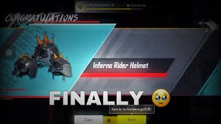 FINALLY GOT IT INFERNO RIDER HELMET 🥹