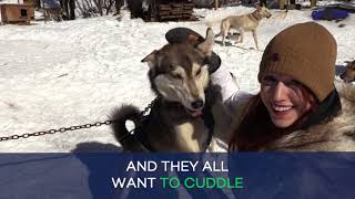 Josette goes dogsledding for the first time