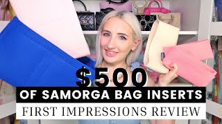 $500 of SAMORGA HANDBAG ORGANIZERS UNBOXING & REVIEW (for Chanel, Louis Vuitton, Valentino, & more!)