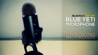 Tev Zaken - Unboxing Blue Yeti Blackout + Test