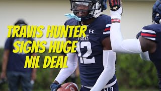 Travis Hunter gets NIL BAG #deionsanders #jacksonstate #hbcu #swac