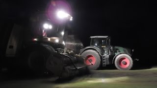 Silage on night- Krone Big X 600 & Fendt 826/ John Deere 7930