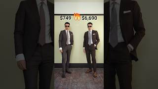 $749 vs $6,690: MTM vs Bespoke edition #menswear #suits #bespoke #madetomeasuresuits #sartorial