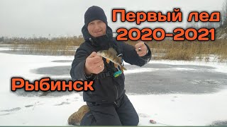 Первый лед 2020-2021 в Ярославской области. Окунь на блесну по перволедью. Опасная рыбалка.