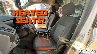 Installing heated seats in the Maker mobile! Maker 238￼