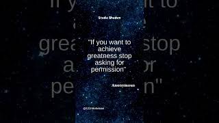 Claim Greatness: Stop Asking Permission! 🌍 #123Motivation #ClaimGreatness #Motivation #EmpowerYour