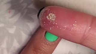 How to do Mermaid Gel nail art