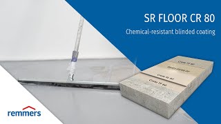 Chemical-resistant blinded coating - Remmers SR FLOOR CR 80